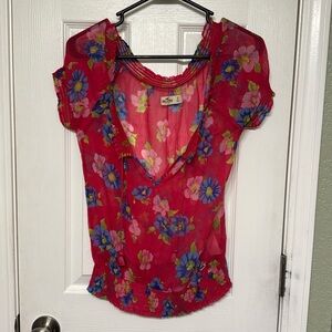 Hollister see through top
